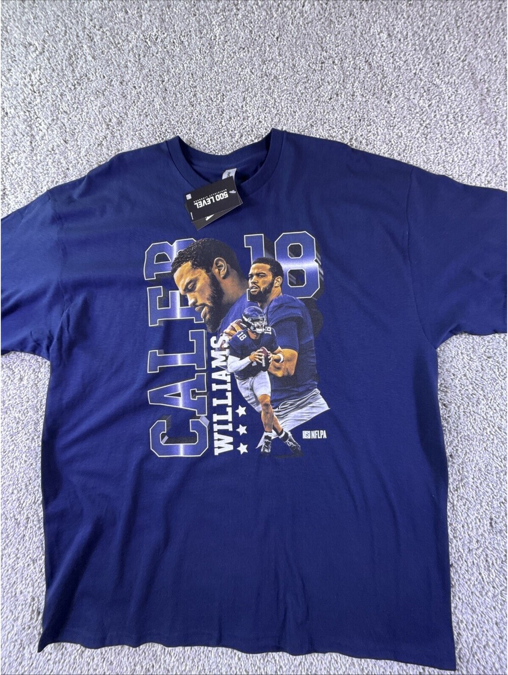 NWT Chicago Bears Caleb Williams #18 T Shirt Size 2XL